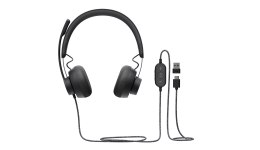 Zestaw słuchawkowy Logitech Zone Wired Earbuds USB Teams Logitech