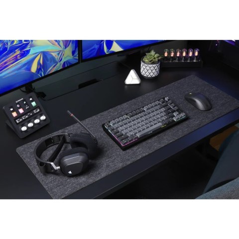 Bezprzewodowa klawiatura gamingowa Corsair Gaming K65 Plus 75% RGB, MLX RED - Czarny, Szary No name