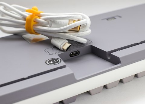 Ducky One 3 TKL klawiatura Gaming USB US English Srebrny Ducky