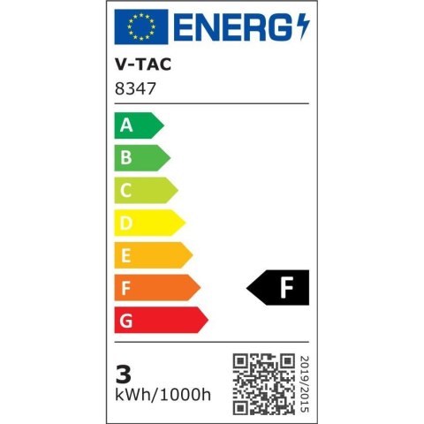 Kinkiet Ścienny V-TAC 3W Bridgelux Chip Czarny VT-803 4000K 300lm