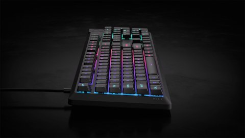 Klawiatura CORSAIR Tas K55 CORE BLACK RGB, Gumowa kopuła, Mechaniczna, USB Corsair