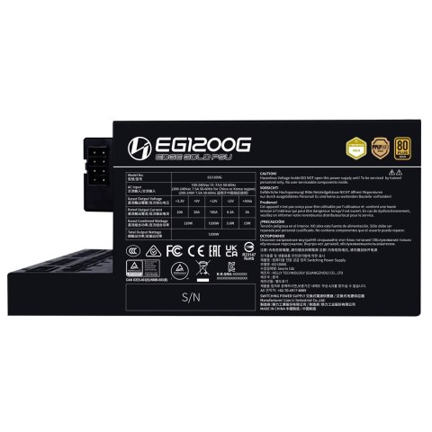 Lian Li EG1200G moduł zasilaczy 1200 W 24-pin ATX SFX Czarny LIAN LI