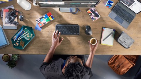 Logitech MX Keys Mini klawiatura Biuro RF Wireless + Bluetooth QWERTZ Niemiecki Grafitowy Logitech