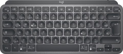 Logitech MX Keys Mini klawiatura Biuro RF Wireless + Bluetooth QWERTZ Niemiecki Grafitowy Logitech