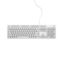 DELL Keyboard : US-Euro (Qwerty) Dell KB216 Quietkey USB, White Dell