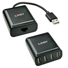 Lindy 42679 huby i koncentratory USB 2.0 Czarny LINDY