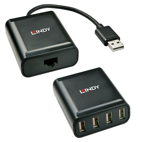 Lindy 42679 huby i koncentratory USB 2.0 Czarny LINDY