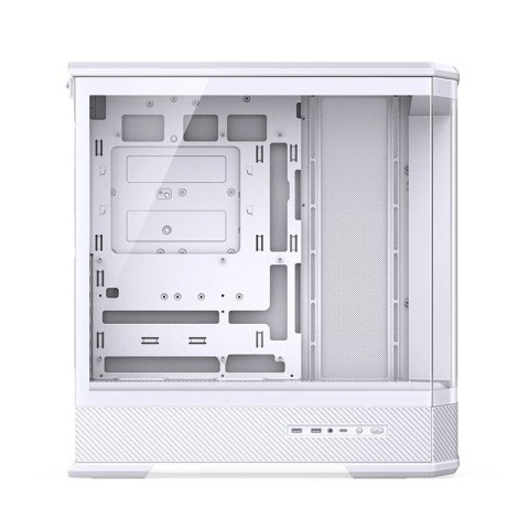 Obudowa PC Jonsbo D400, Midi Tower, ATX, Szkło Hartowane - biała Jonsbo