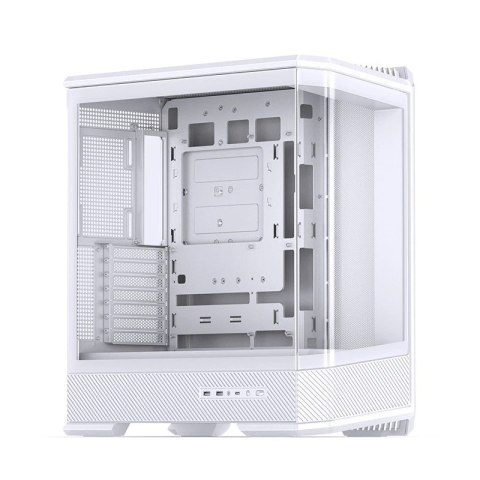 Obudowa PC Jonsbo D400, Midi Tower, ATX, Szkło Hartowane - biała Jonsbo