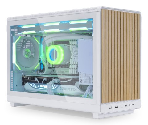 Obudowa PC Lian Li DAN A3-mATX Wood Edition, Szkło hartowane, Micro-ATX - Buk, biała LIAN LI
