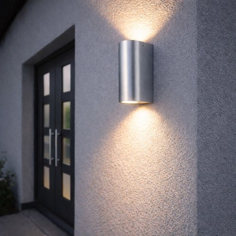 Oprawa elewacyjna Forti 2x GU10 srebrny