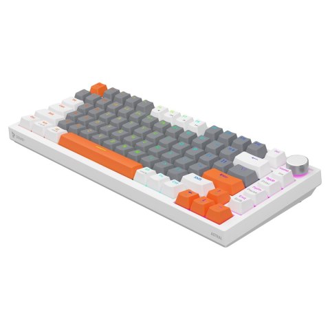 SAVIO KLAWIATURA MAGNETYCZNA ASTRAL WHITE OUTEMU WHITE JADE RGB 3 KOLORY KEYCAPÓW SAVIO