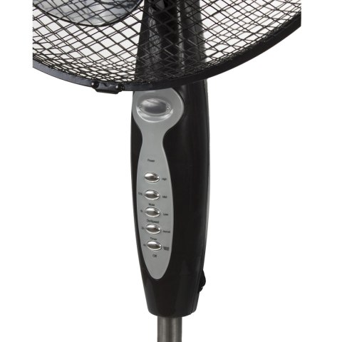 Wentylator podłogowy GreenBlue, 40W, 3 poziomy siły nawiewu, 1.25m wysokości 1,5m przewodu, z pilotem i timerem do 7,5h, GB580 GreenBlue