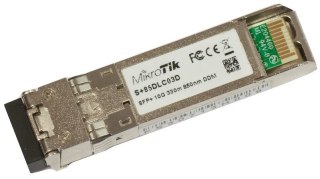 Wkładka SPF+ Mikrotik S+85DLC03D 1G / 10G Dual LC UPC MM 300m MikroTik