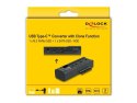 Delock - Kontroler pamięci - Funkcja klonowania - 2.5", 3.5", M.2 (6.4 cm, 8.9 cm) - Karta M.2 (PCIe NVMe i SATA) / SATA SSD - U DELOCK