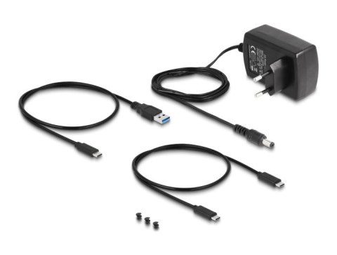 Delock - Kontroler pamięci - Funkcja klonowania - 2.5", 3.5", M.2 (6.4 cm, 8.9 cm) - Karta M.2 (PCIe NVMe i SATA) / SATA SSD - U DELOCK