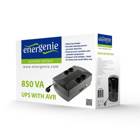 Gembird EG-UPS-002 zasilacz UPS 0,85 kVA 510 W 4 x gniazdo sieciowe ENERGENIE