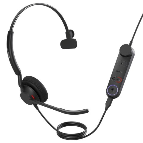 Jabra 5093-299-2159 słuchawki/zestaw słuchawkowy Przewodowa Opaska na głowę Biuro/centrum telefoniczne USB Type-C Czarny Jabra