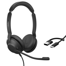 Jabra Evolve2 30 SE Zestaw słuchawkowy Przewodowa Opaska na głowę Biuro/centrum telefoniczne USB Type-C / USB Type-A Czarny Jabra