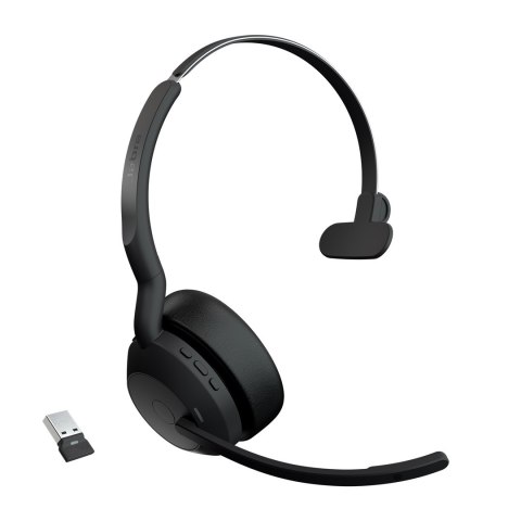 Jabra Evolve2 55 Zestaw słuchawkowy Bezprzewodowy Opaska na głowę Biuro/centrum telefoniczne Bluetooth Czarny Jabra