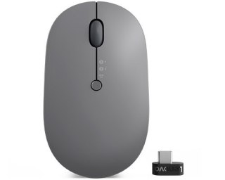 Lenovo Go Wireless Multi Device myszka Oburęczny RF Wireless + Bluetooth + USB Type-A Optyczny 2400 DPI Lenovo
