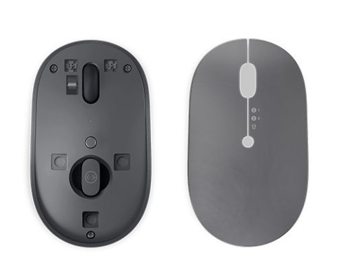 Lenovo Go Wireless Multi Device myszka Oburęczny RF Wireless + Bluetooth + USB Type-A Optyczny 2400 DPI Lenovo