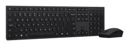 Lenovo Professional Bezprzewodowa ładowalna klawiatura i mysz combo | Zestaw klawiatury i myszy | Bezprzewodowy | Mysz w zestawi Lenovo