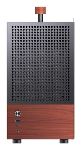 Obudowa Jonsbo T6, Mini-Tower, Mini-ITX, Tempered Glass, Holz - czarna Jonsbo