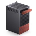 Obudowa Jonsbo T6, Mini-Tower, Mini-ITX, Tempered Glass, Holz - czarna Jonsbo