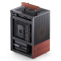 Obudowa Jonsbo T6, Mini-Tower, Mini-ITX, Tempered Glass, Holz - czarna Jonsbo