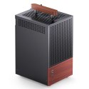 Obudowa Jonsbo T6, Mini-Tower, Mini-ITX, Tempered Glass, Holz - czarna Jonsbo