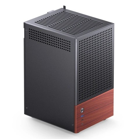 Obudowa Jonsbo T6, Mini-Tower, Mini-ITX, Tempered Glass, Holz - czarna Jonsbo