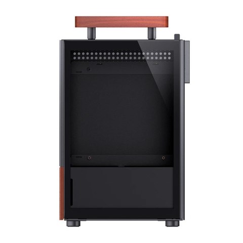 Obudowa Jonsbo T6, Mini-Tower, Mini-ITX, Tempered Glass, Holz - czarna Jonsbo