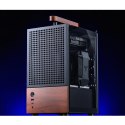 Obudowa Jonsbo T6, Mini-Tower, Mini-ITX, Tempered Glass, Holz - czarna Jonsbo