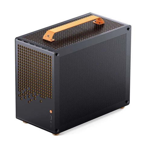Obudowa komputerowa JONSPLUS MATX Handle Case Z20 - Black-Orange JONSPLUS