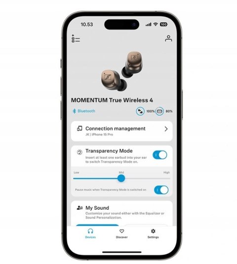 Słuchawki Sennheiser Momentum True Wireless 4 MTW4 biały Sennheiser