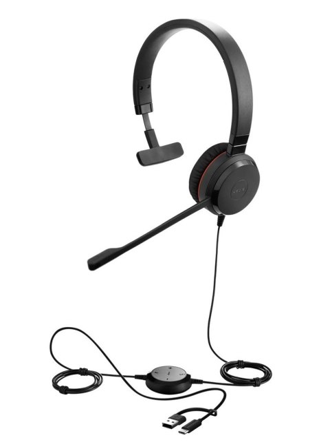 Zestaw słuchawkowy Jabra Evolve 30 II MS Mono USB C/A i gniazdo 3,5 mm Jabra
