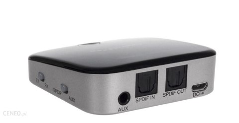 Adapter AUDIOCORE AC830 (Jack - Micro USB ; kolor czarno-srebrny) AUDIOCORE