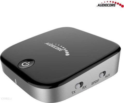 Adapter AUDIOCORE AC830 (Jack - Micro USB ; kolor czarno-srebrny) AUDIOCORE