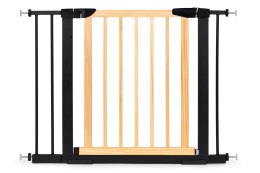 Bramka barierka zabezpieczająca 74-100 cm na schody i drzwi metal drewno dodatkowe panele ECOTOYS