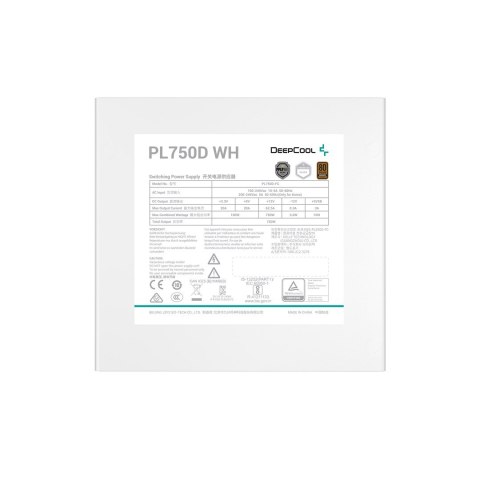 DeepCool PL750D WH moduł zasilaczy 750 W 20+4 pin ATX ATX Biały DEEPCOOL