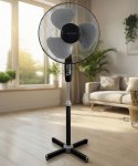 EHF001KE Esperanza wentylator 16'' stojący hurricane czarno-szary Esperanza