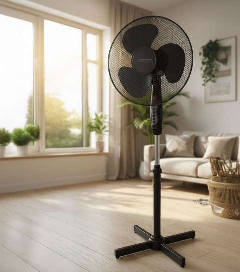 EHF001KK Esperanza wentylator 16'' stojący hurricane czarny