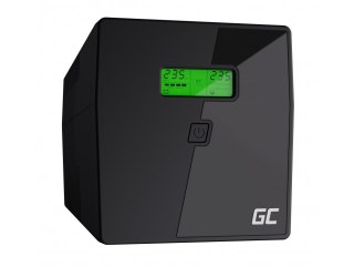 Green Cell UPS03 zasilacz UPS Technologia line-interactive 1,999 kVA 600 W 4 x gniazdo sieciowe Green Cell
