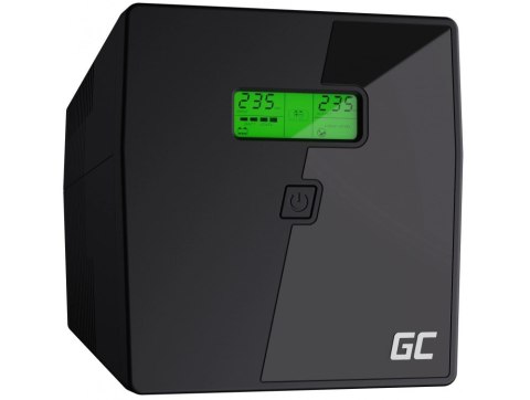 Green Cell UPS03 zasilacz UPS Technologia line-interactive 1,999 kVA 600 W 4 x gniazdo sieciowe Green Cell