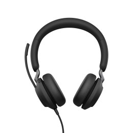 Jabra Evolve2 40 SE Zestaw słuchawkowy Przewodowa Opaska na głowę Połączenia/muzyka USB Type-C Czarny Jabra