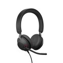 Jabra Evolve2 40 SE Zestaw słuchawkowy Przewodowa Opaska na głowę Połączenia/muzyka USB Type-C Czarny Jabra