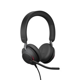 Jabra Evolve2 40 SE Zestaw słuchawkowy Przewodowa Opaska na głowę Połączenia/muzyka USB Type-C Czarny Jabra
