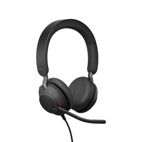 Jabra Evolve2 40 SE Zestaw słuchawkowy Przewodowa Opaska na głowę Połączenia/muzyka USB Type-C Czarny Jabra