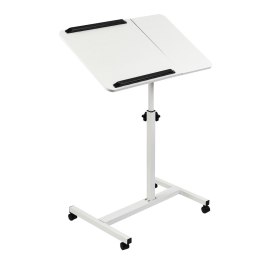 MACLEAN MOBILNE BIURKO/STAND NA LAPTOP, BIAŁE, REGULACJA WYSOKOŚĆ 59-89CM, MAX. 30KG MC-121 W Maclean